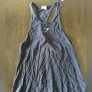 Navy gymshark critical stringer tank